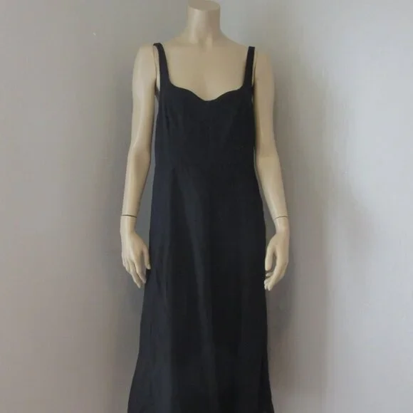 Lot of 2 OLD NAVY Black Sleeveless Maxi Dresses Size Large - Picture 2 of 2